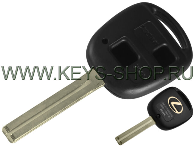 Корпус ключа Лексус (Lexus) 2 кнопки TOY40 (TOY48/46mm)